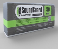 Плита звукопоглощающая SoundGuard ЭкоАкустик 80 (50 мм)