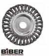 Щетка-крацовка дисковая 100мм для дрели "BIBER" (70986)
