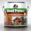Пропитка "Wood Protect" для защиты древесины, белый 2,5л "Dufa"