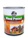 Пропитка "Wood Protect" для защиты древесины, тик 0,75л "Dufa"