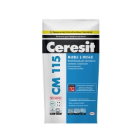 Клей плиточный для мрамора и мозайки (белый)  CERESIT  СМ-115